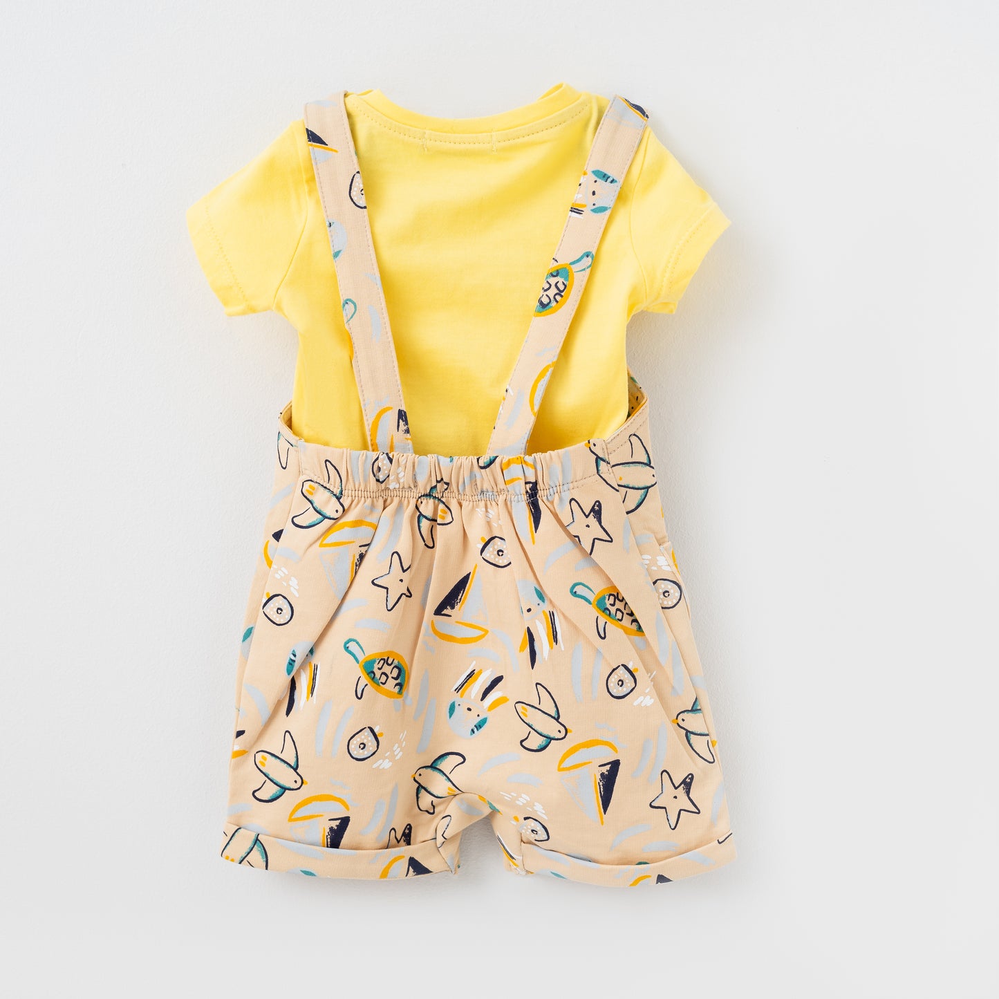 BOATS ROMPER WITH T-SHIRT