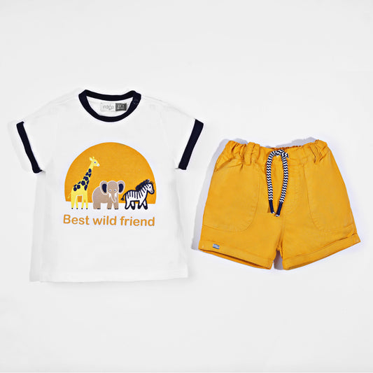 WILD FOREST T-SHIRT WITH SHORTS