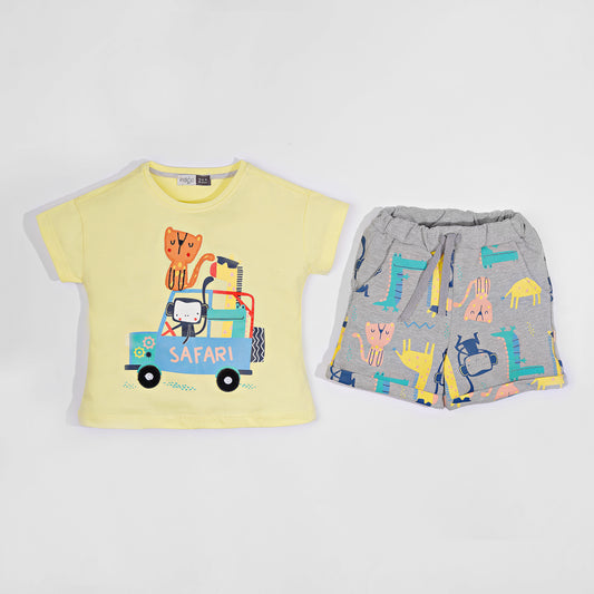 SAFARI T-SHIRT WITH SHORTS