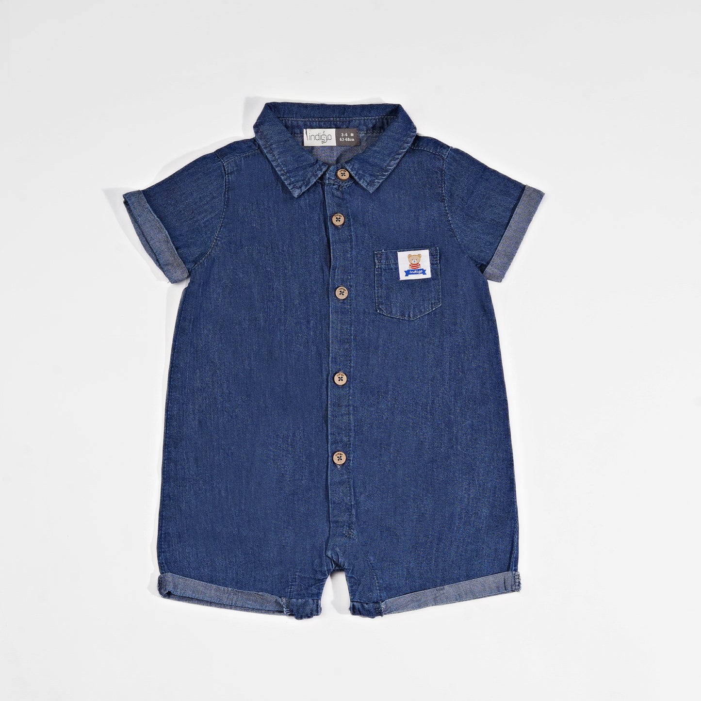 VANDAD DENIM ROMPER