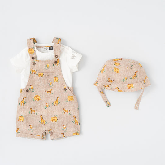 KIARASH ROMPER WITH T-SHIRT AND HAT