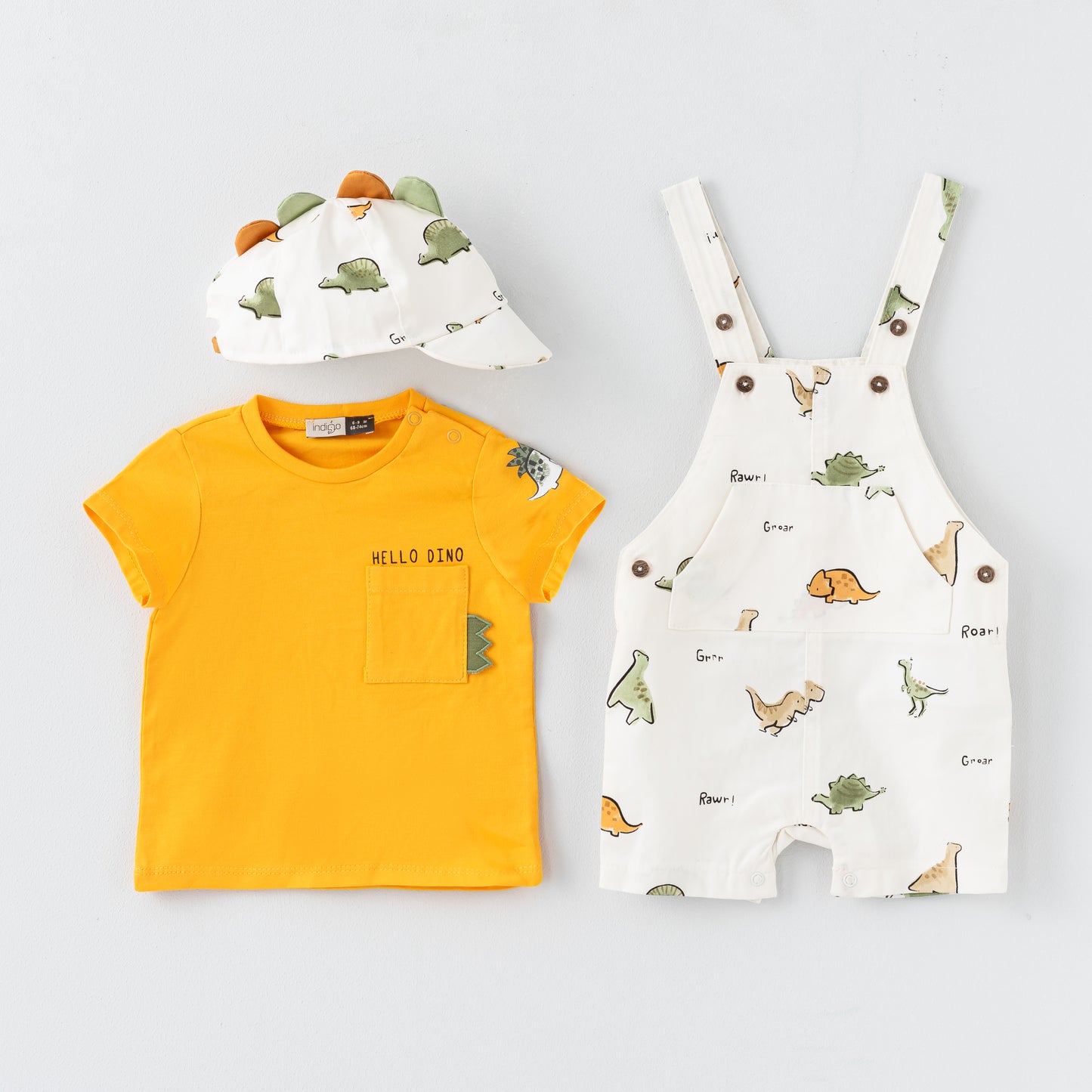 T-REX ROMPER WITH T-SHIRT