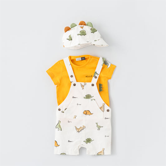 T-REX ROMPER WITH T-SHIRT